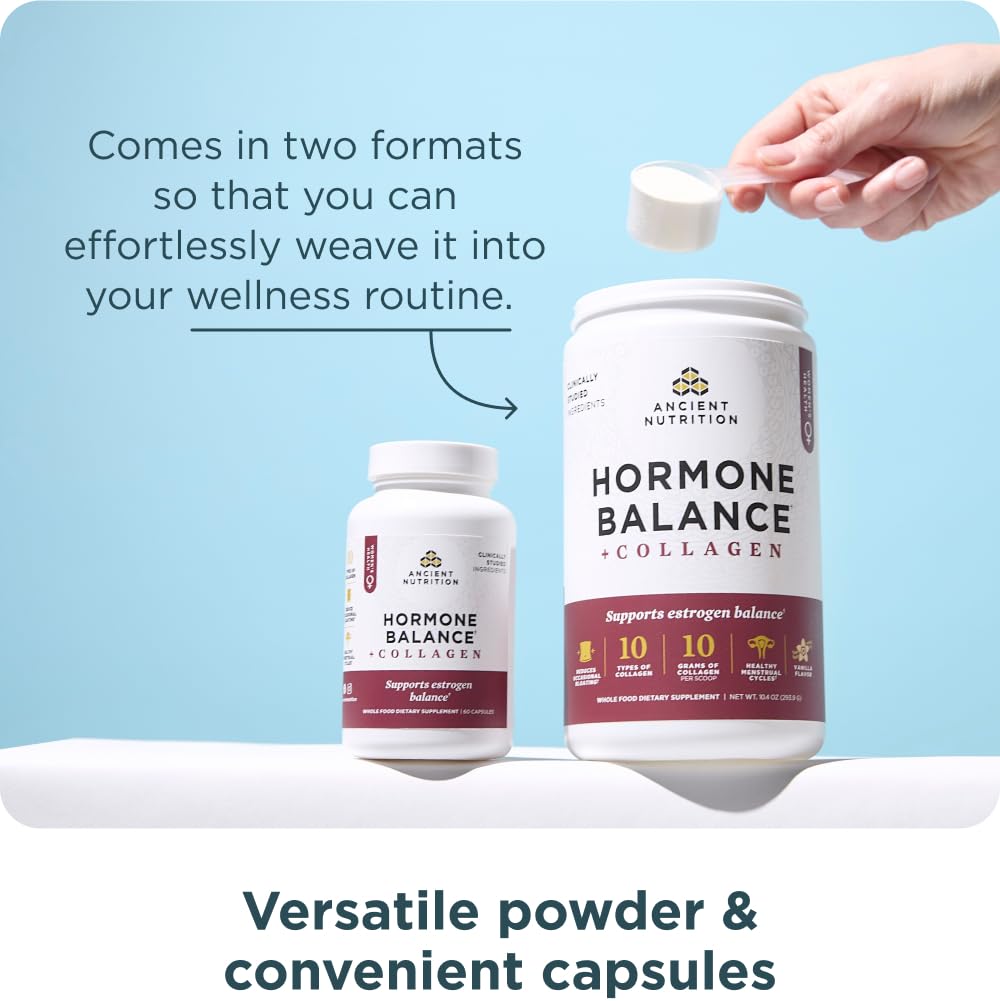 Ancient Nutrition Hormone Balance chaste tree berry for hormonal wellness routines