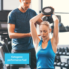 Gluten-free label on KetoPROTEIN packaging signals allergen-friendly nutrition