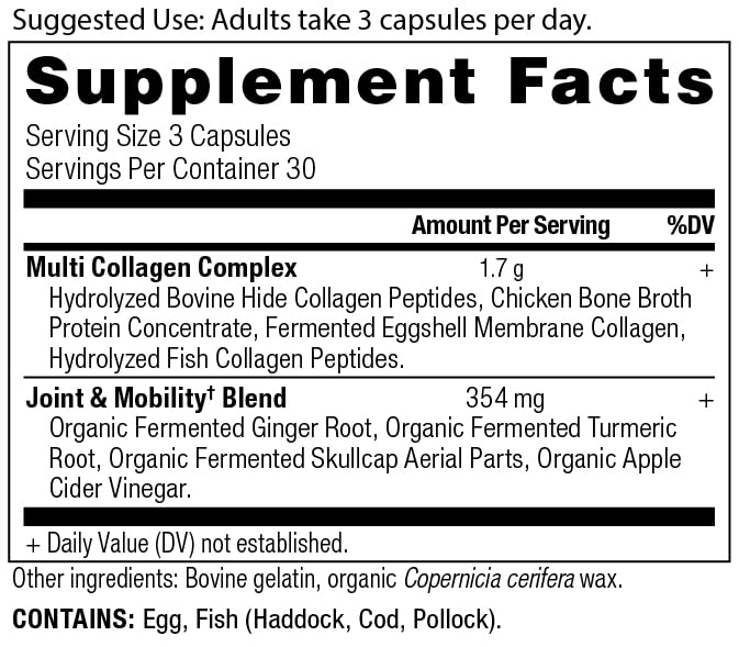 Ancient Nutrition Multi Collagen capsules closeup for convenient daily use.