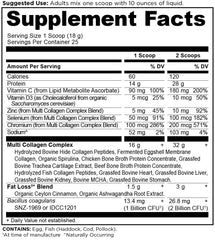 Ancient Nutrition Multi-Collagen Complex bottle on counter with label