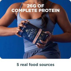 Ancient Nutrition Multi Protein Animal bone-broth ingredients reveal collagen support and amino acids.