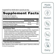 Ancient Nutrition Organs Complex capsules beside bottle for easy daily use.