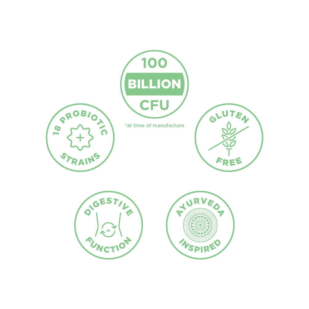 Ancient Nutrition Probiotics Ultimate capsules shown for convenient daily digestive support.
