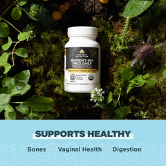 Ancient Nutrition Regenerative Organic Probiotics 50+ label highlights 25B CFUs per serving