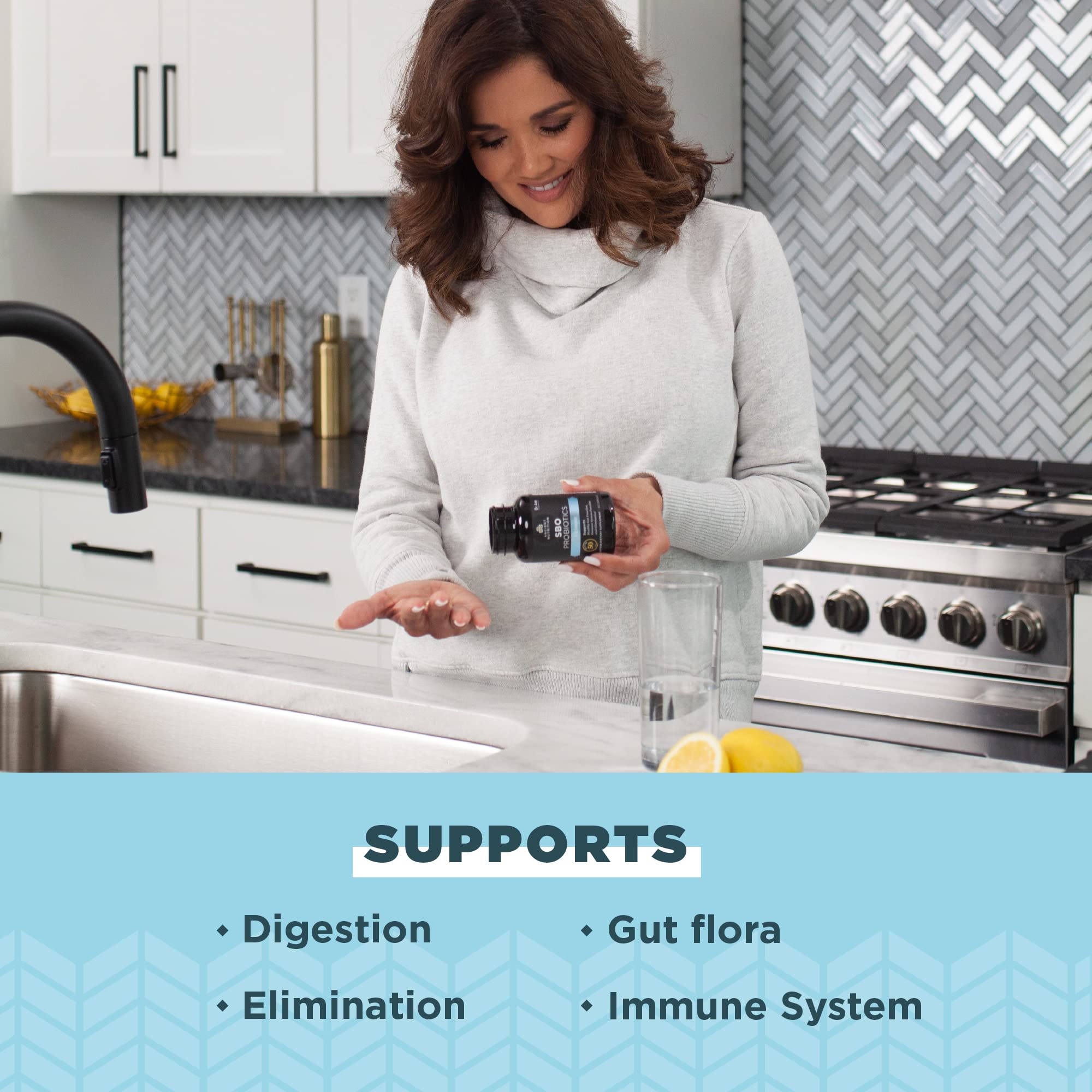 Ancient Nutrition SBO Probiotics Ultimate gluten-free label highlights dietary compatibility