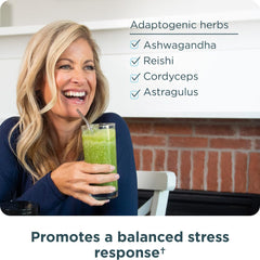 Ancient Nutrition Super Greens powder dissolves easily into smoothies