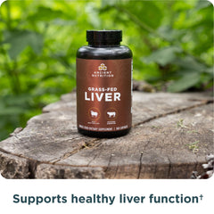 Ancient Nutrition Liver Organ formula manufactured in the USA in GMP-certified facility