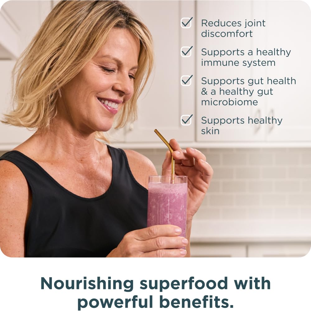 Ancient Nutrition vanilla shake idea using bone broth protein powder