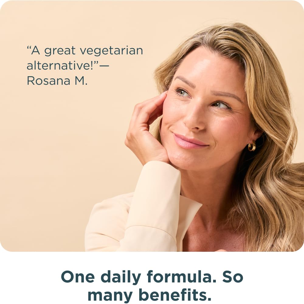 Label of Ancient Nutrition Women’s Fermented Multivitamin emphasizing bone and joint support