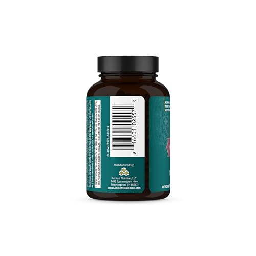 Ancient Nutrition Women's Hormones bottle label close-up with dietary info