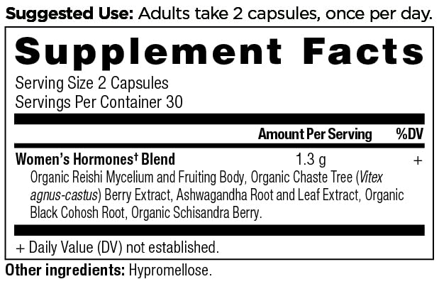 Ancient Nutrition Women's Hormones capsules in view of dosage form