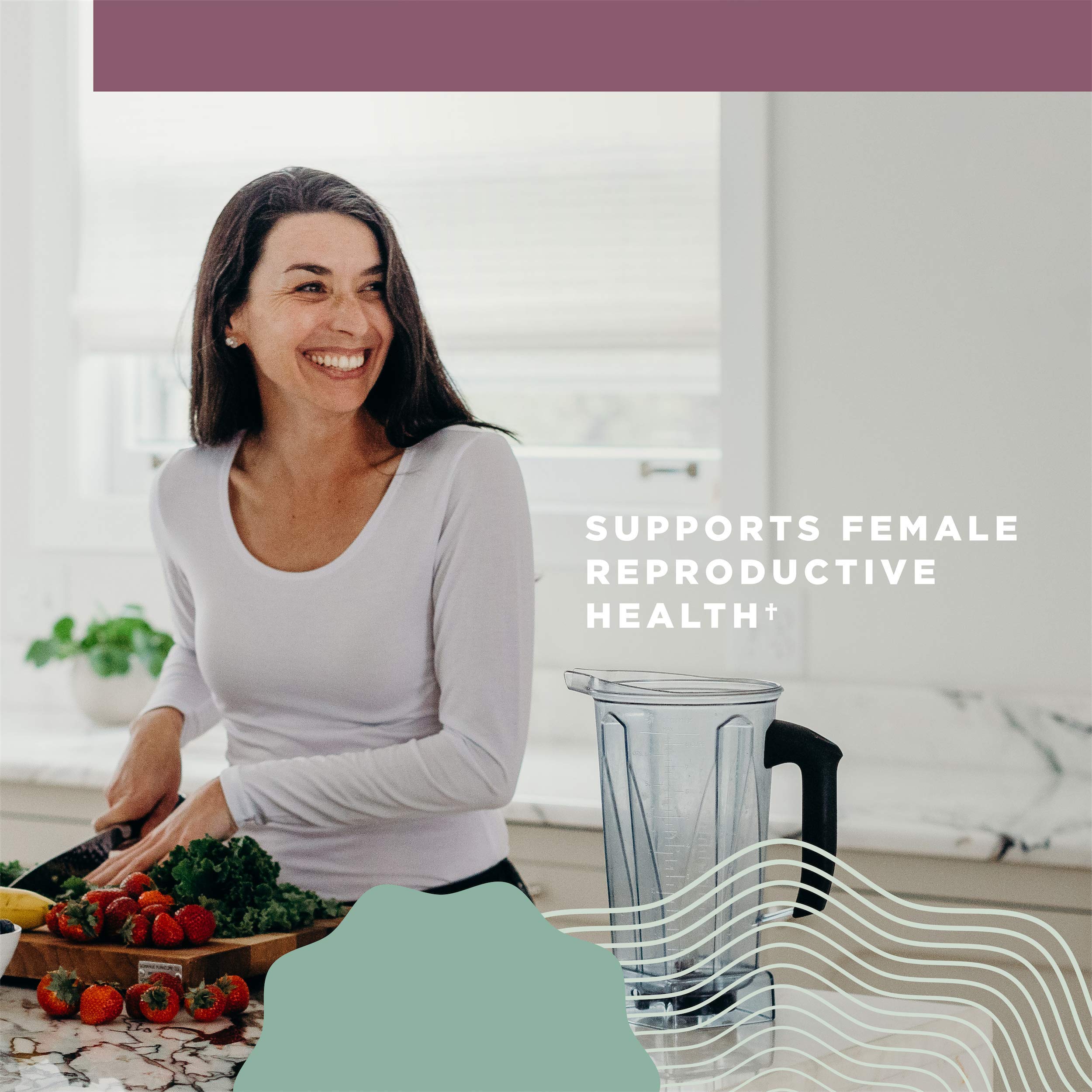 Ancient Nutrition Women's Hormones packaging design close-up for branding