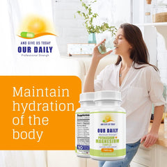 Back label of Daily Vites detailing allergen-free, non-GMO ingredients.
