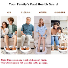 ANDECH Upgrated Ionic Foot Bath home spa setup for calming foot care at home
