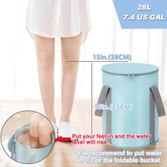 ANDECH Upgrated Ionic Foot Bath tank color-change visual cue of purification