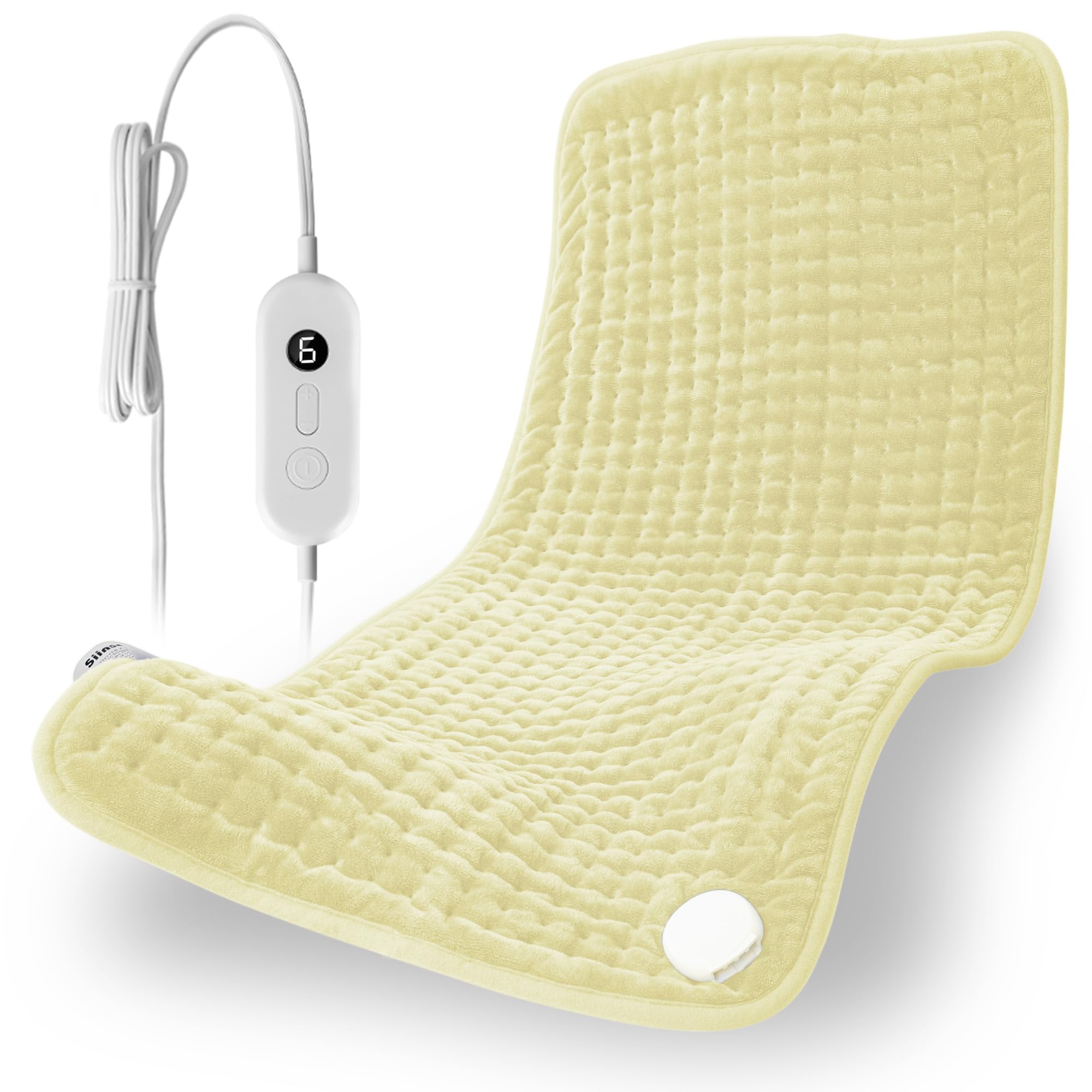 Andola heating pad with large 33x17 inch back coverage delivers soothing warmth across major muscle groups.