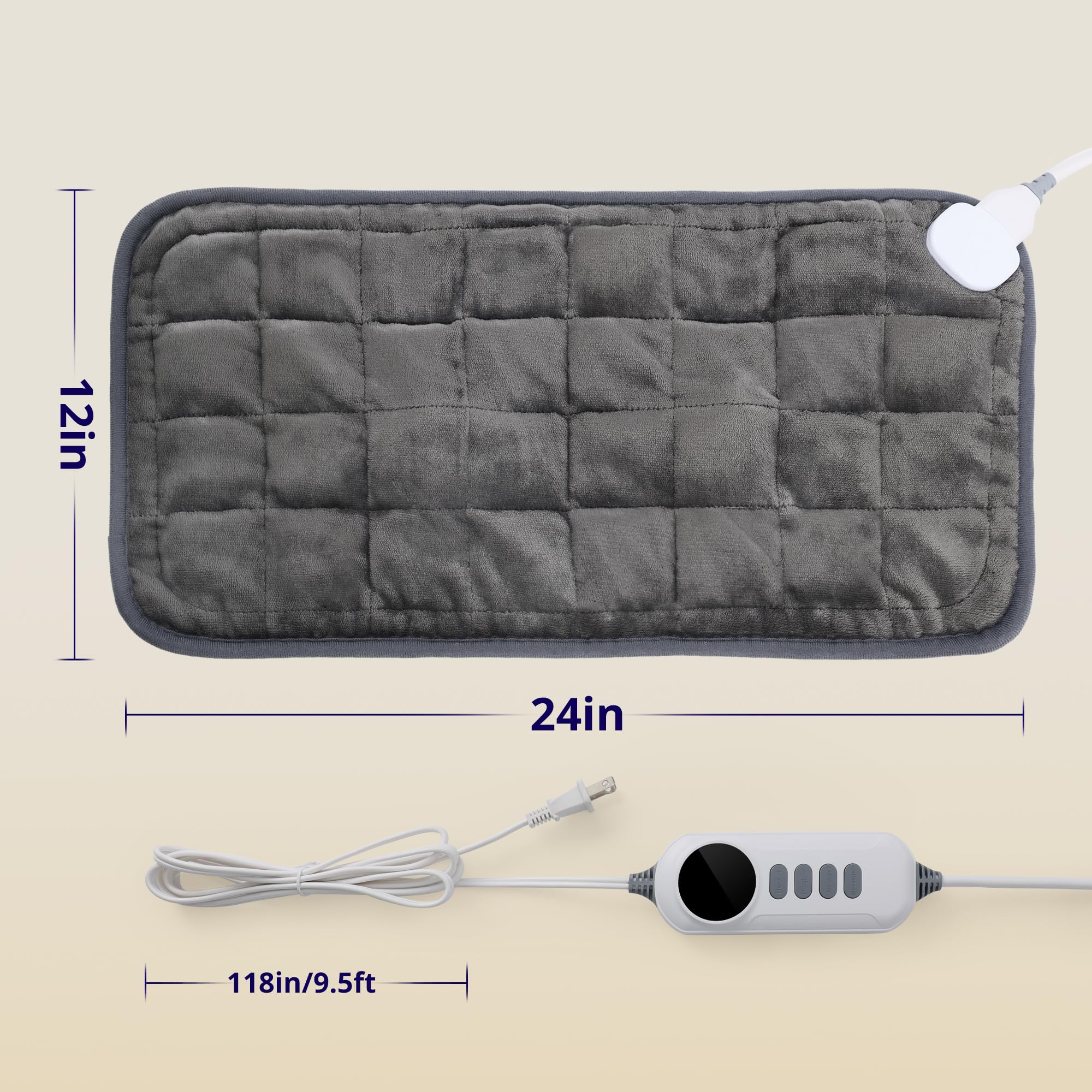Andola 9.5-foot cord offers flexible reach for home or desk.