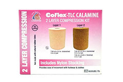 Andover CoFlex UBC kit with nylon stocking demonstrates easy movement support.