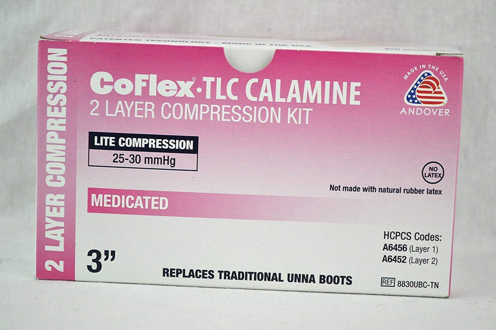 Andover CoFlex UBC two-layer bandage kit overview for versatile wound support.