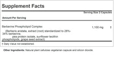 Andrew Lessman Berberine Phospholipid Complex capsules close-up highlighting small, gentle-to-swallow dosage.
