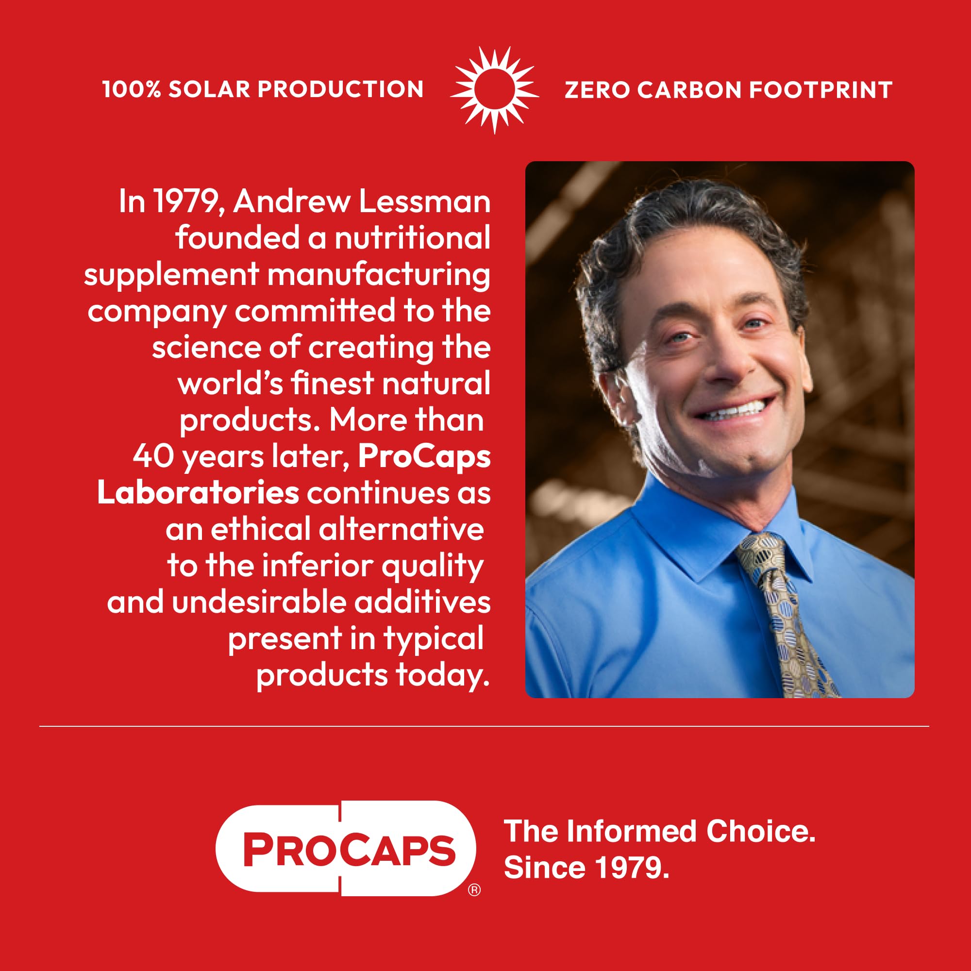 Andrew Lessman CoQ10 made in Henderson Nevada by ProCaps