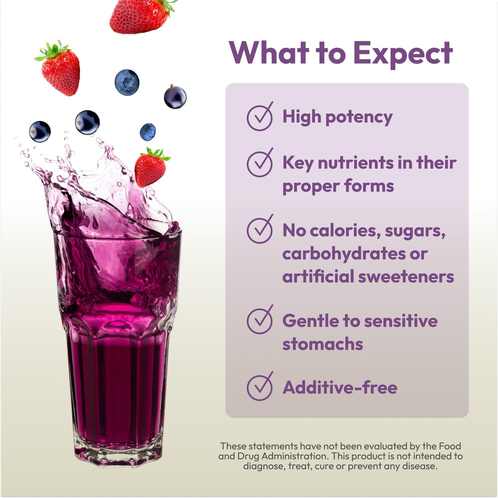Andrew Lessman Efficient C Mixed Berry dosing scoop for quick, accurate mixing.