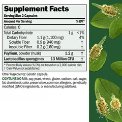 Andrew Lessman Fibermucil capsules close-up showing easy-to-swallow form.