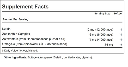 Andrew Lessman Maximum L+Z capsules close-up highlighting easy-to-swallow softgels