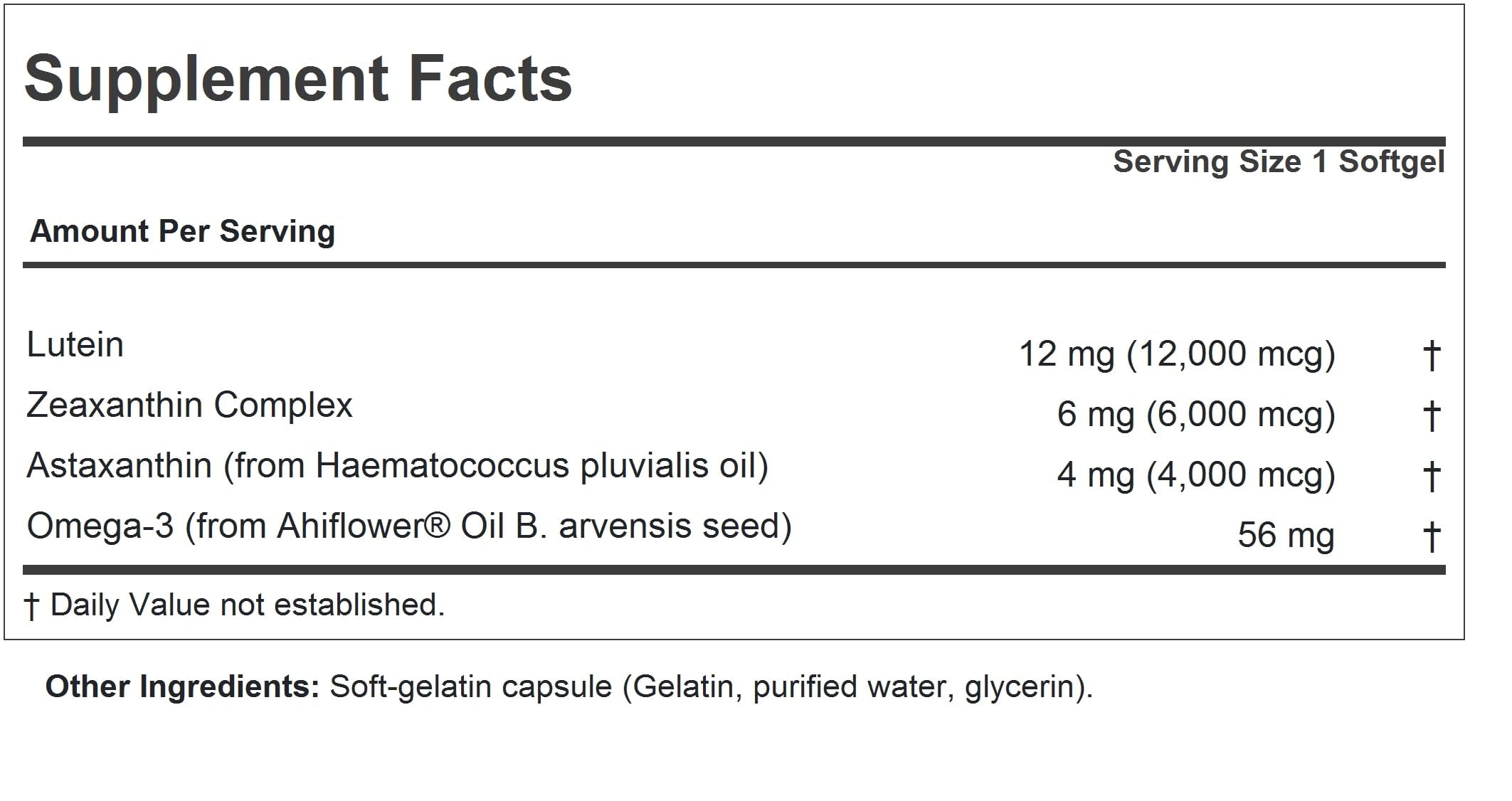 Andrew Lessman Maximum L+Z softgels closeup highlighting easy-to-swallow capsules