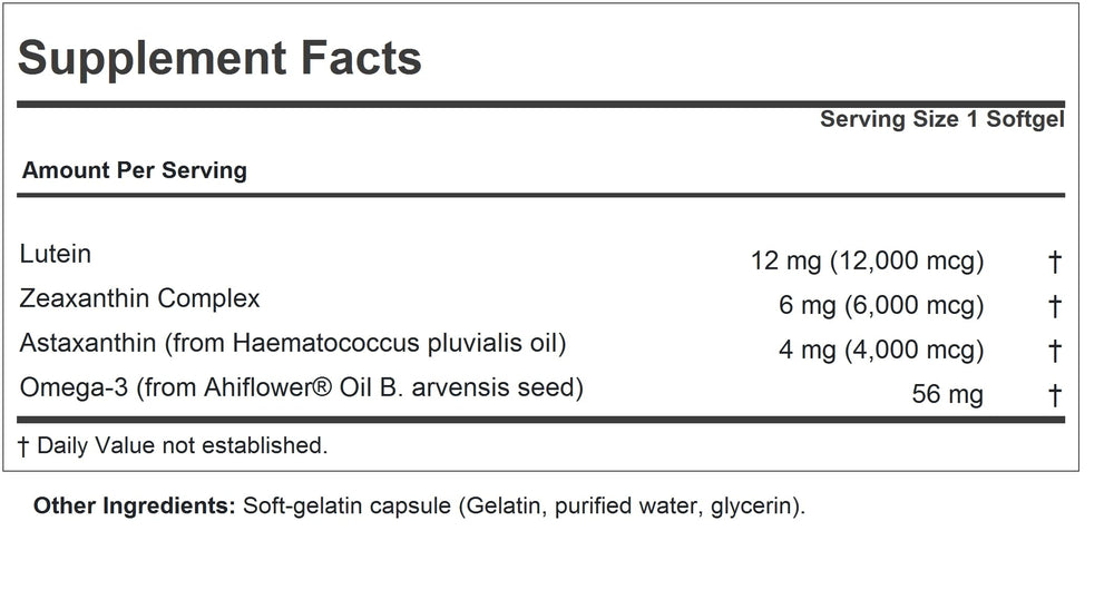 Andrew Lessman Maximum L+Z softgels closeup highlighting easy-to-swallow capsules