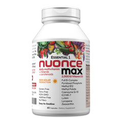 Andrew Lessman nuoncemax bottle with 60 compact capsules for daily convenience.