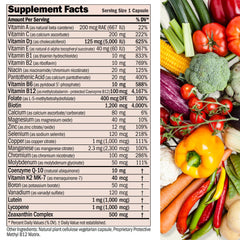 Andrew Lessman Nuoncemax capsules on side view, high-potency daily dose for energy support.