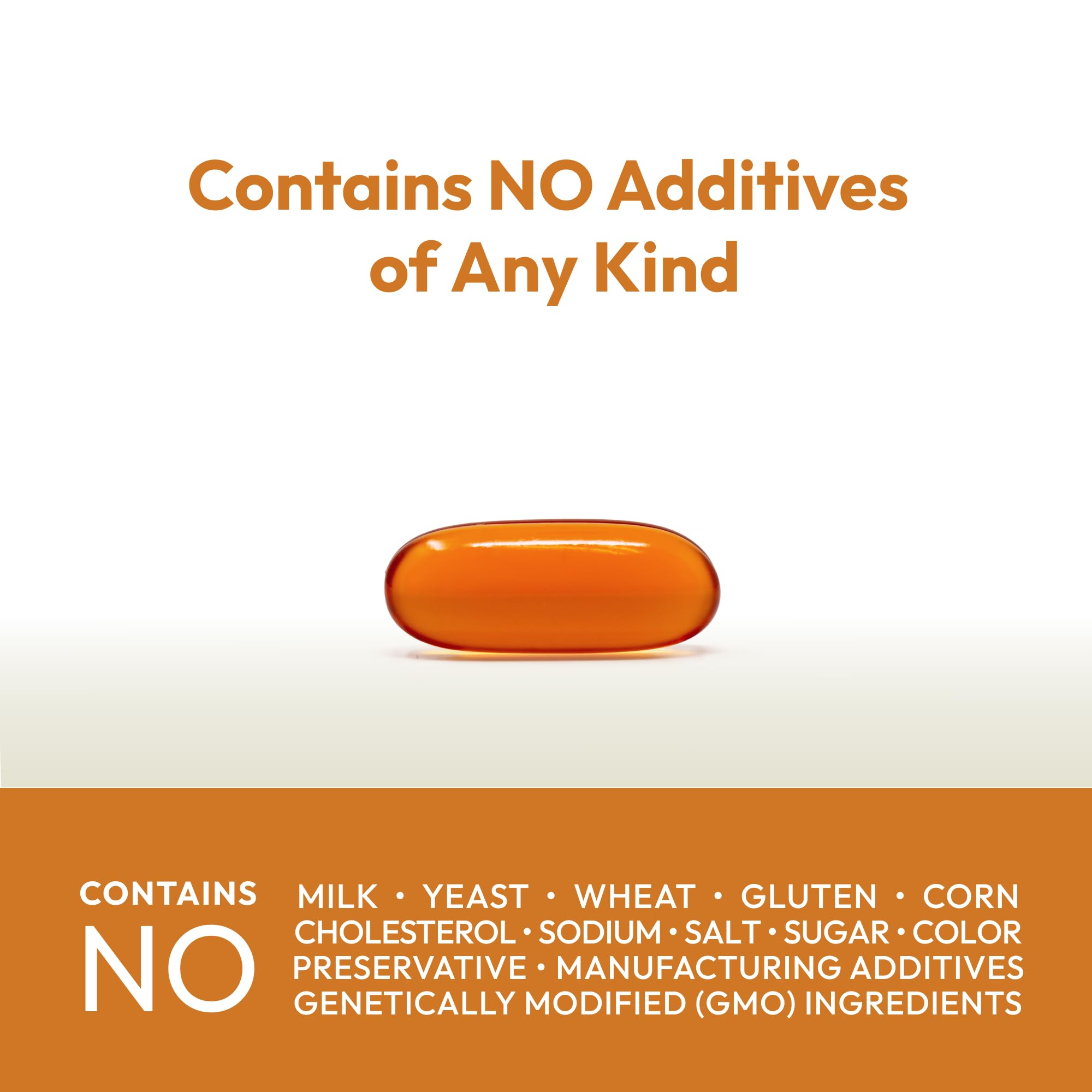Andrew Lessman PC Liver and Brain 360 softgels with spoon showing easy ingestion.