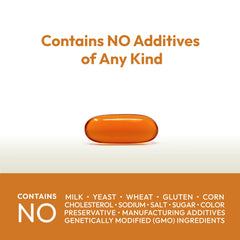 Andrew Lessman PC Liver and Brain 360 softgels with spoon showing easy ingestion.