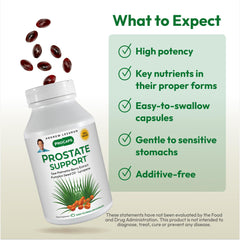 ANDREW LESSMAN Prostate Support lycopene visual with red capsules