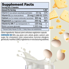 Close-up of Andrew Lessman capsules showing ultra-fine powder for fast absorption.