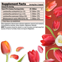 Andrew Lessman Ultimate Friendly Flora label highlights five probiotic strains for gut support.
