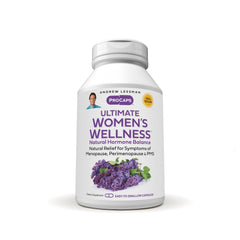 Andrew Lessman Ultimate Women's Wellness 360 bottle promotes daily hormonal balance.