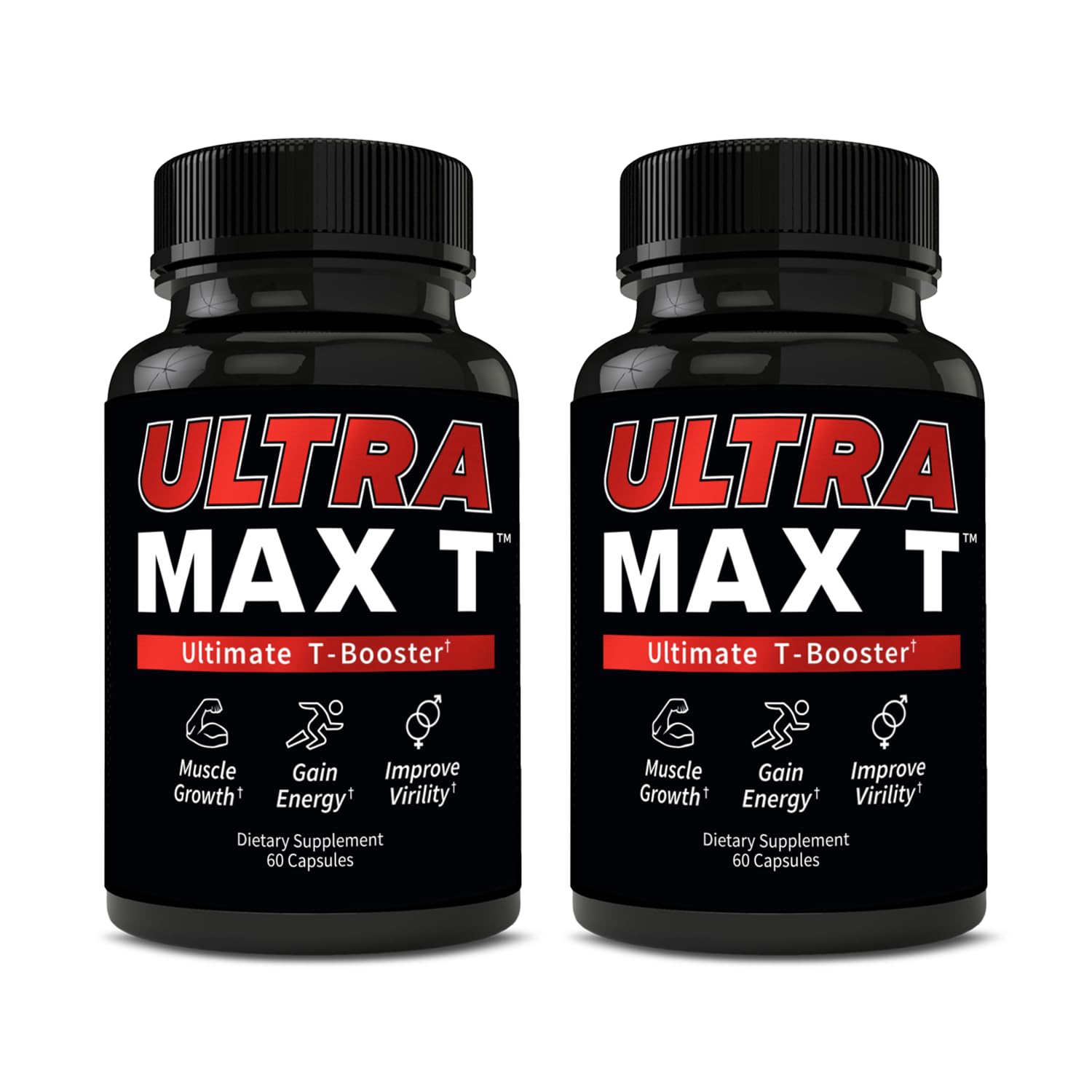 Andro400 Ultra Max T bottle front showing premium packaging for lean muscle support