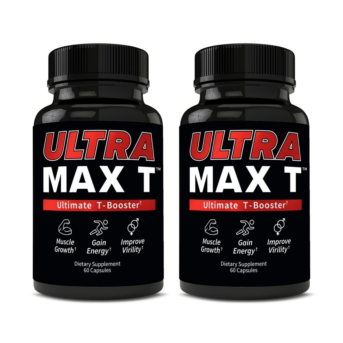 Andro400 Ultra Max T bottle front showing premium packaging for lean muscle support