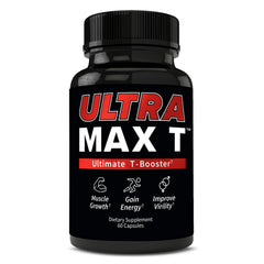 Andro400 Ultra Max T bottle front for lean muscle support.