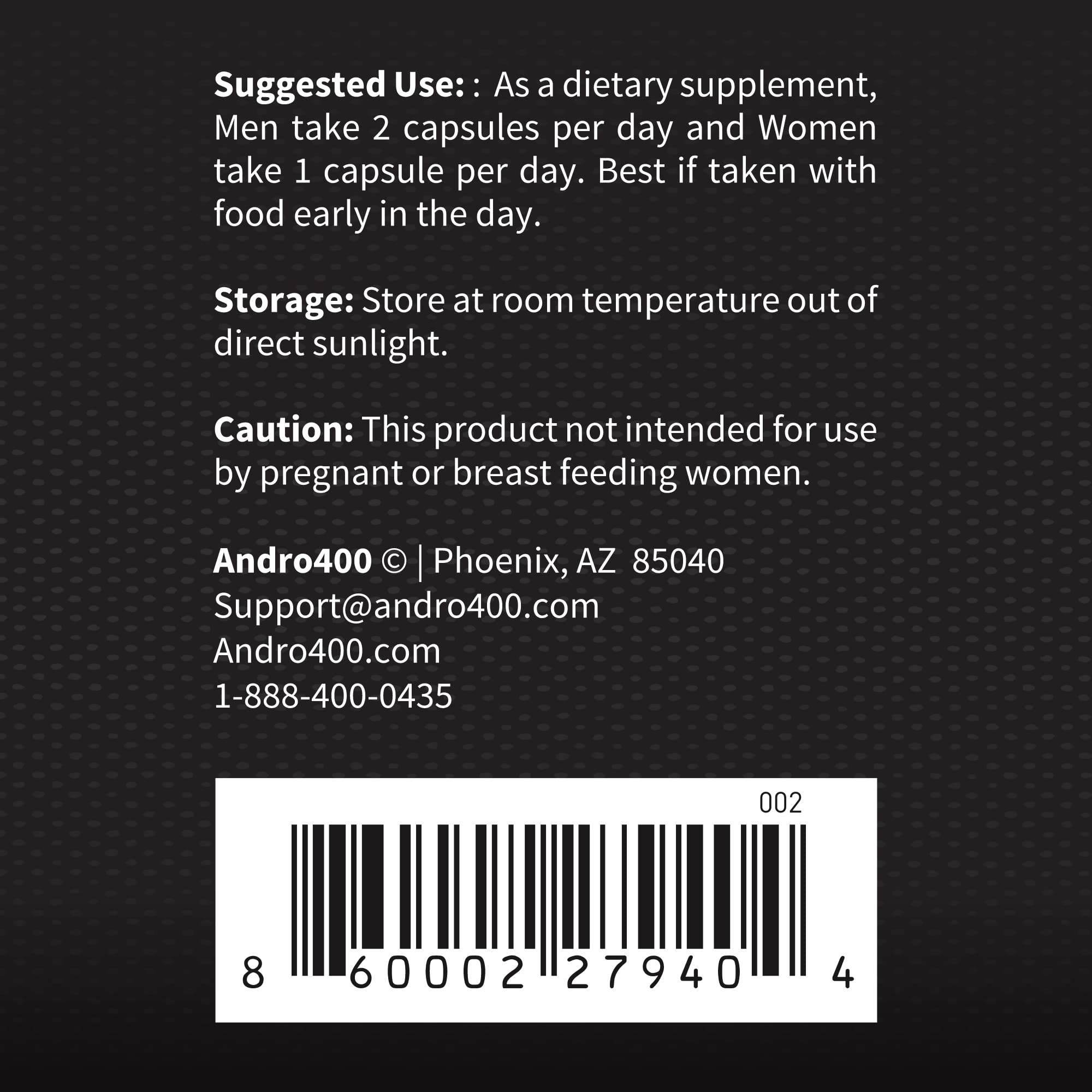 Andro400 Ultra Max T capsules in hand for daily routine.
