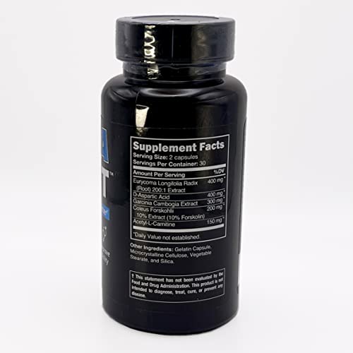 Andro400 UltraMax T ingredients illustration highlighting the 5-in-1 blend