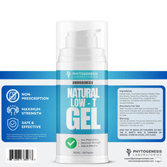 Close-up of Androgenesis gel pump showing mess-free dispensing.