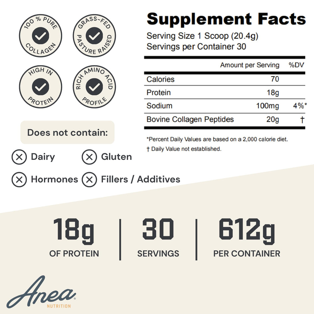Anea Collagen Peptides in hot coffee showing flavorless integration