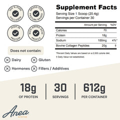 Anea Collagen Peptides in hot coffee showing flavorless integration