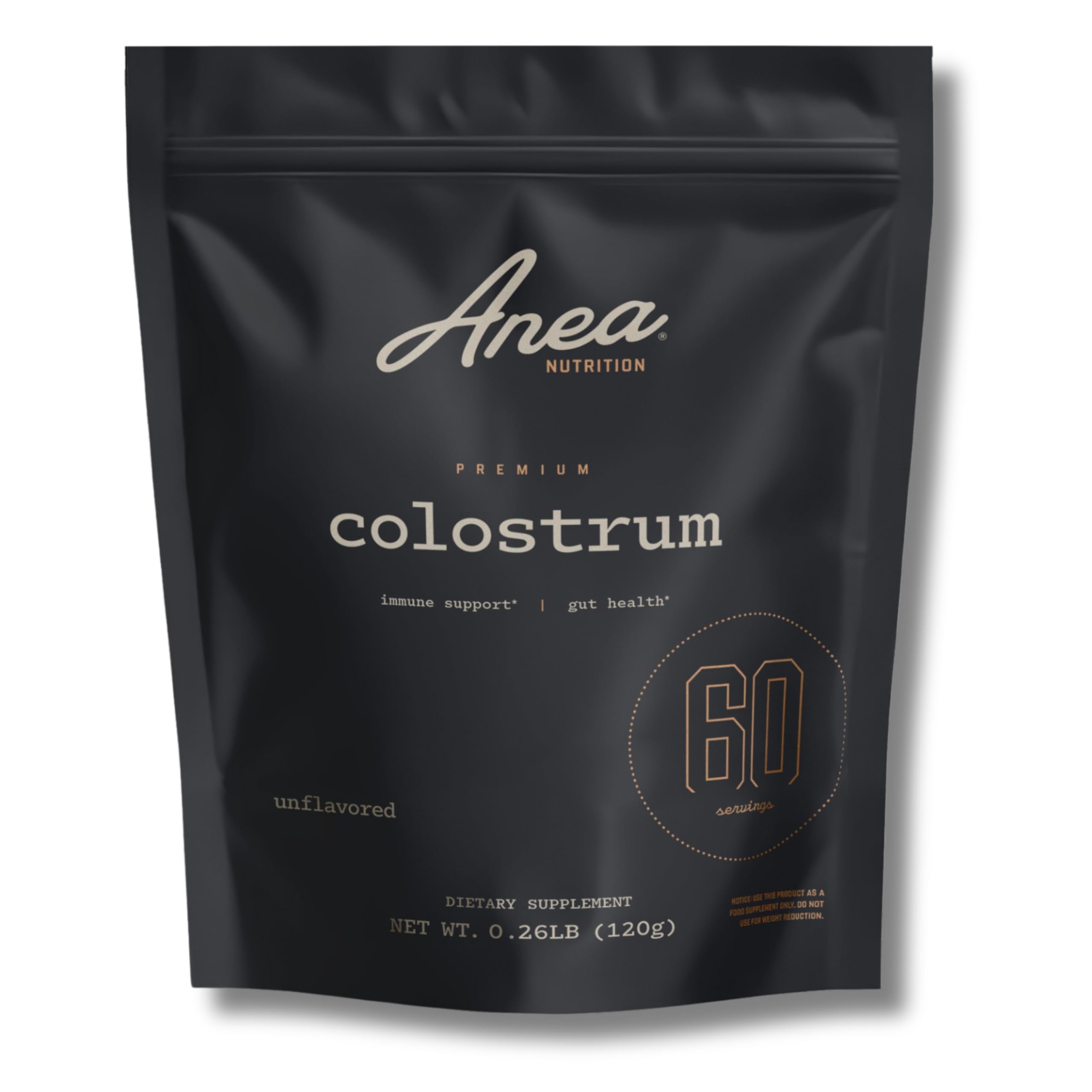 Anea Colostrum unflavored bottle, premium quality for daily immune support.