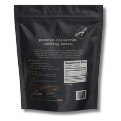 Anea Colostrum unflavored powder tub, easy to blend into shakes.