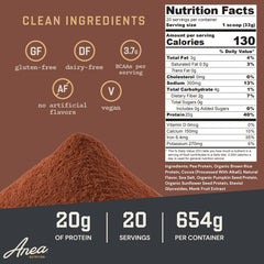 Anea Plant Protein Chocolate powder suitable for baking and recipes.