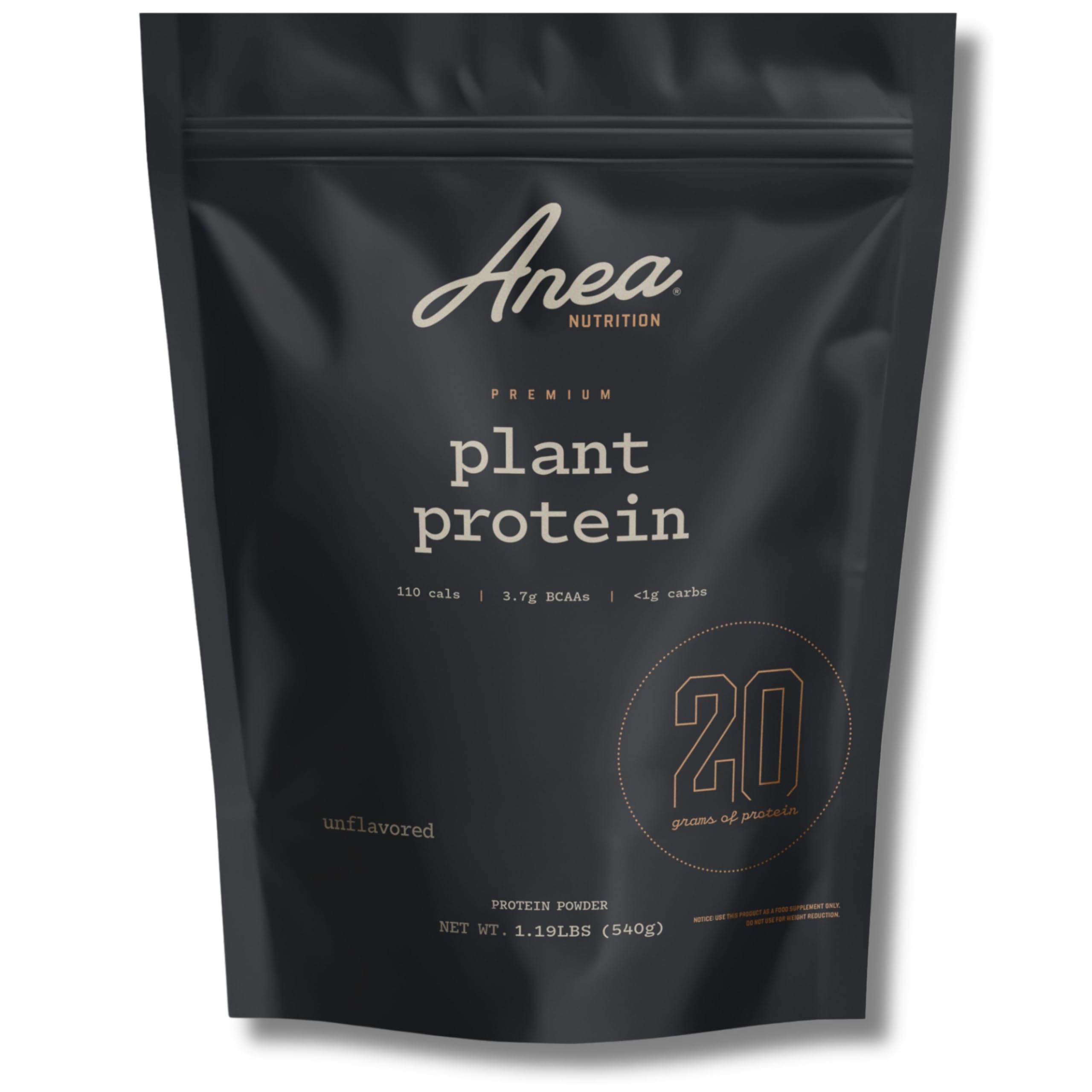 Anea Nutrition Plant Protein unflavored pack ideal for smoothies and recipes